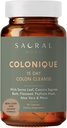 15 Day Colon Cleanse - Digestive Support for Cleansing, Senna Leaf, Cascara Sagrada, Psyllium Husk, Flaxseed, Aloe Vera, Probiotics and More. Constipation Relief.