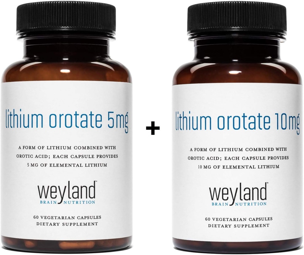 Lithium Orotaat 5mg + Lithium Orotaat 10mg