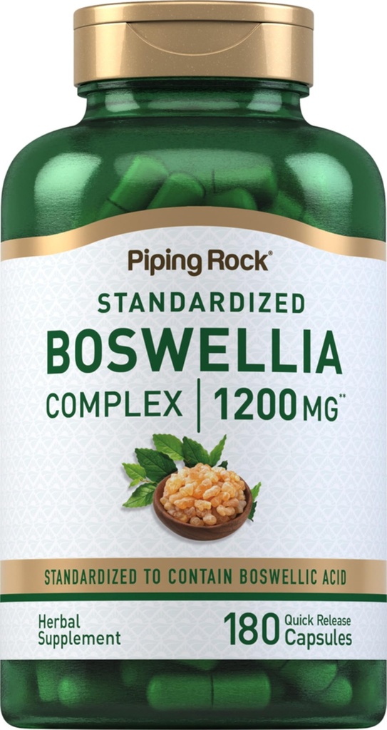 Piping Rock Boswellia Extract Capsules 180 Tellen 