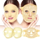 Face Ice Pack en 2 Packs Siliconen gezicht maskerhoes, volledig gezicht bevroren maskers warm koud gezicht compress Herbruikbare huidverzorging Set voor vrouwen voor gezwollen zwelling Relief Beauty Spa Essentials