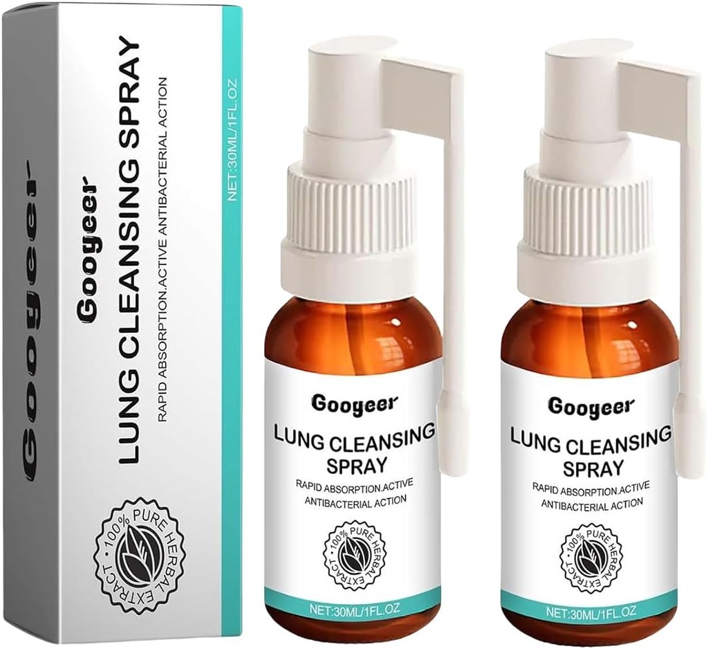 Long Reiniging Spray Herbal Lung Clear Detox voor Rokers