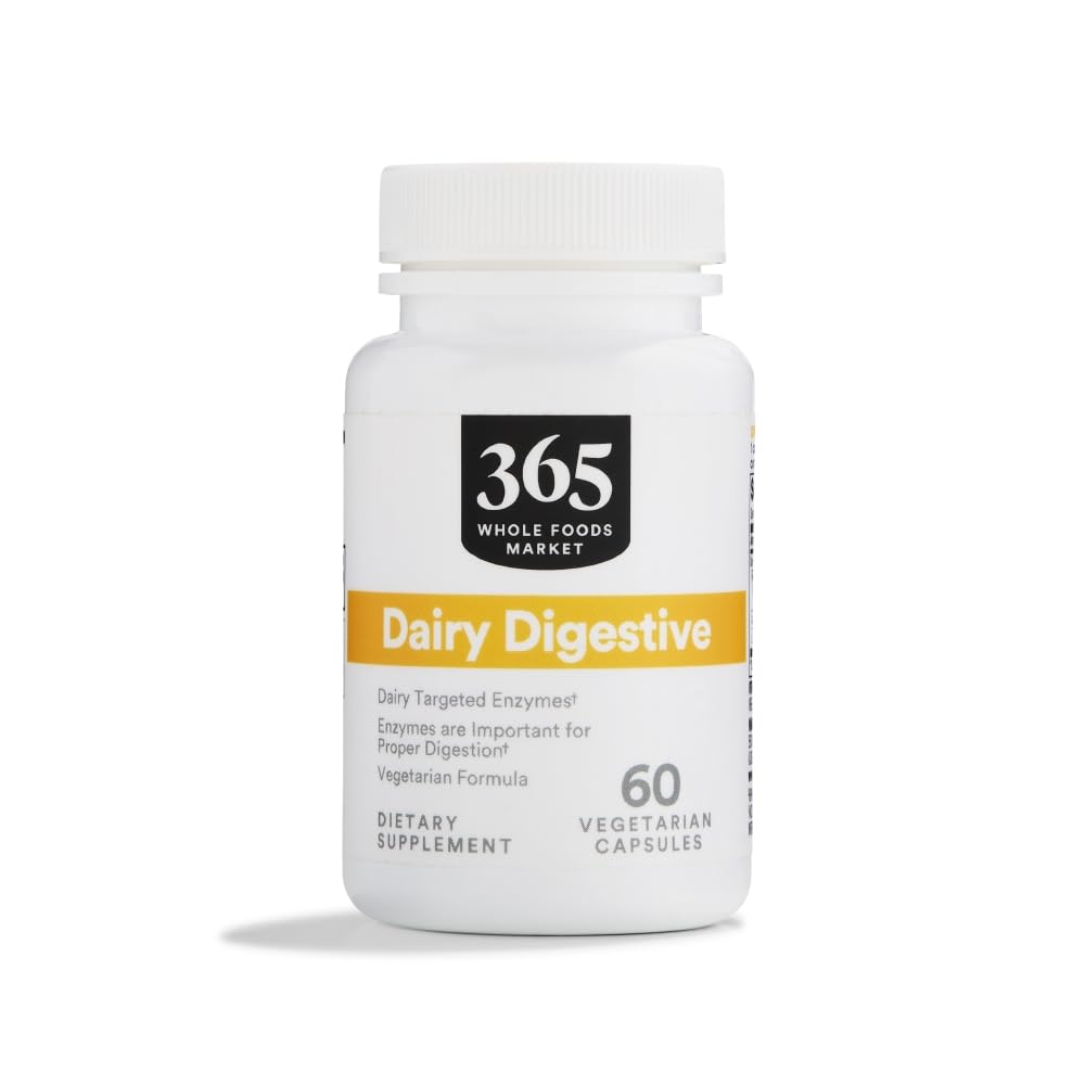 365 door Whole Foods Market, Dairy Discompensative Enzymes, 60 Tellen