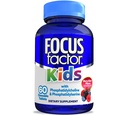 Focus Factor Kids Complete dagelijkse kauwtabletten: Multivitamine & Neuro Nutriënt (Brain Function) w/Vitamine B12, C, D3-60 Tellen