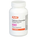 Rugby 500mg Calcium kauwtabletten - Dieetsupplement - Orange Flavored - 60 Tellen (1 Verpakking)