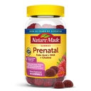 Natuur gemaakt prenatale Gummies met DHA en foliumzuur, prenatale vitamine en minerale supplement voor dagelijkse voedingsondersteuning, 60 Gummies, 30 dagen levering