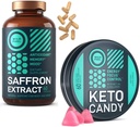 WILDE BRANDSTOF Keto Candy en Saffron Extract supplement energie en gewichtloss bundel