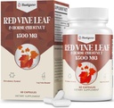 Red Vine Leaf & Horse Chestnut Extract Capsule Supplementen (Vitis Vinifera) 1500mg -Premium Extract voor gezonde vetes, Circulatie, Hart, Huid