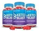 (3 Pack) Apple Cider Vinegar Gummies 1000MG Keto Blast Keto ACV Gummies Geavanceerde formule samengesteld met Granaatappel Beet Juice Powder B12 Vegan Non GMO 180 Gummys