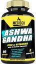 8in1 Biologische Ashwagandha Supplementen voor mannen en vrouwen 3 maand aanbod - 5640mg met zink, vitamineD, kurkuma, St John's Wort, Rhodiola Rosea, & More - Ondersteuning lichaam, Immune, Mood & Strength - 90 Tellingen