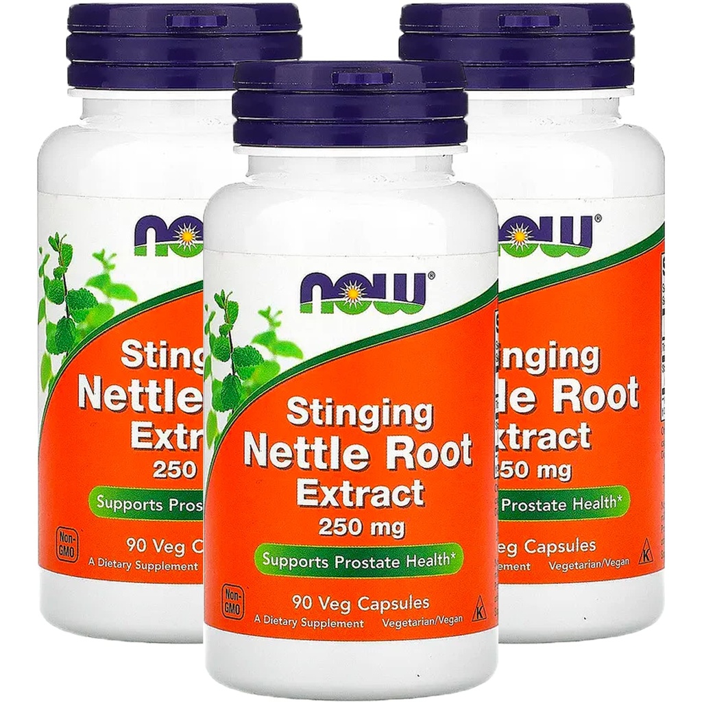 Nu Foods Stingling Nettle Root Extract 250mg, Veg-Capsules, 90-Count (pakket van 3)