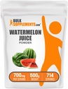 BulkSupplements.com Watermeloensap poeder - van Watermeloen Fruit, Fruitpoeder, Hydation Supplement - 700mg per portie, 500g (1.1 lbs) (verpakking van 1)