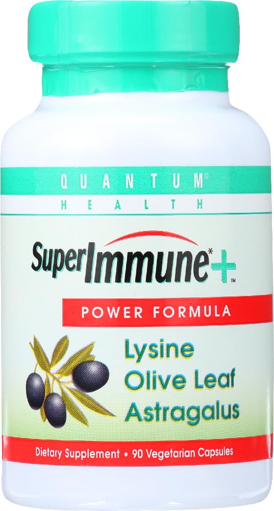 Quantum Health, Super Immune Vegetarian Capsule, 90-Count pakketten (verpakking van 2)
