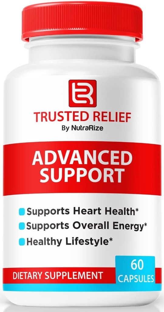 Trusted Relief Capsules, Officiële TrustedRelief Complete Support Pillen, Alle Natuurlijke Formule voor Stabiele Niveaus & Gezonde Oplage, Premium Supplement Reviews (60 Capsules)