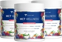 Gundry MD MCT Wellness Powder ter ondersteuning van energie, Ketone Productie en Brain Health, Keto Vriendelijk, Suikervrij (90 Dagen Levering, Watermeloen Lemonade)