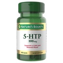 Nature's Bounty 5-HTP Pillen en Dieetsupplement, Ondersteunt een kalme en ontspannen Mood, 100mg, 60 Capsules