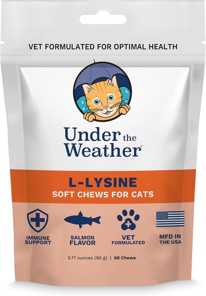 Onder de Weather Pet Daily Cat L-Lysine Boost Immuun System Reduce Respirator Respiratory Symptomen 