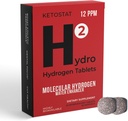 Waterstof water tabletten voor Drinkwater 60 Tel 12 PPM Nanobubbles- Travel Friendly US Company