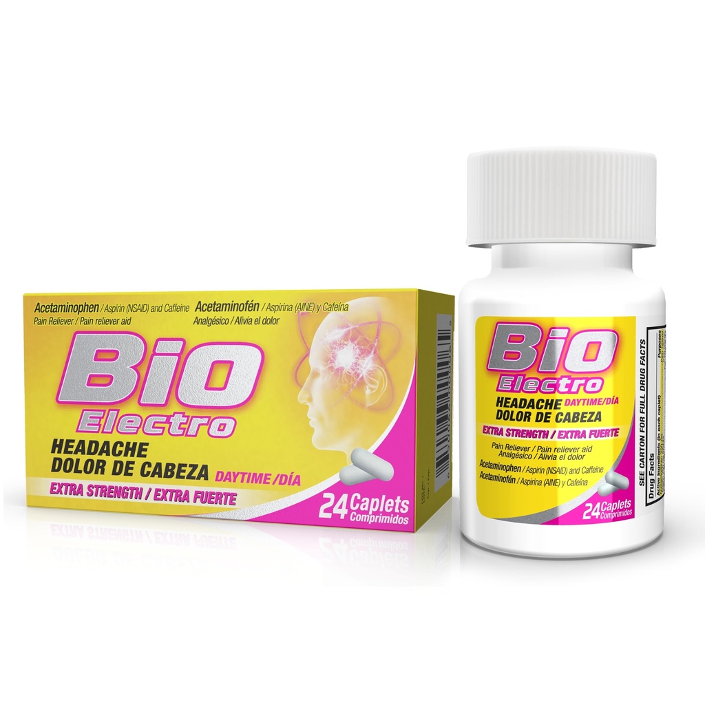 Extra sterke pijn & hoofdpijn Relief Tablets, 24 Tellingen