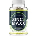 Zink Maxx 100 Capsules, Zink Gluconaat Immune Booster voor reproductieve gezondheid, huidverzorging, & Immuun Booster - 3+ maand aanbod 