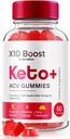 NutraRize X10 Boost Keto + ACV Gummies Geavanceerd gewichtsverlies, Reviews (60 Gummies)