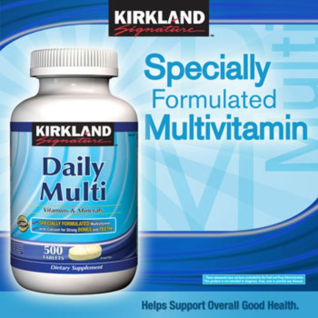 Kirkland SignatureTM Daily Multi, 500 tabletten