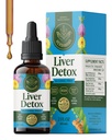 HERBAMAMA Lever Reiniging Detox & Reparatie - Lever Ondersteuning Supplement - Liquid Drops with Milk Thistle, Dandelion Root & Chanca Piedra - Alcohol & Sugar-Free Liquid Cleanse Supplement, 42-Day Supply