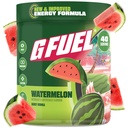 G brandstof Watermeloen Energie Drinkpoeder, Pre-workout Cafeïne Mix voor Gaming, Suikervrije Focus Amino, Vitamine + Antioxidanten, 9.9oz (Watermeloen, 40 Servers)