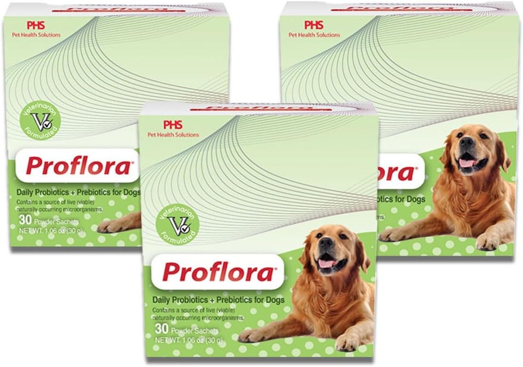 Probiotica voor honden - Gezonde spijsvertering - Boost Immuunsysteem - Normale Bowel-functie - Huid- en jasgezondheid - Supplement voor GI Tract - 90 porties, 3-pack
