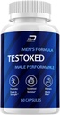 Testoxed Capsules Supplement, Testoxed Advanced Men Wellness Support, Officiële Testoxed Maximale sterkte Energieprestatie, Testoxed Premium Dietary Formula Reviews (1 Pack - 60 Capsules)