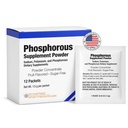 Fosforsupplementen 12 Pakjes, Dieetsupplementen Poeder met Natriumfosfaat en Kaliumfosfaat, Fruit Gearomatiseerd Fosfor Supplement Poeder voor Elektrolyt, Bot Gezondheid & Niergezondheid