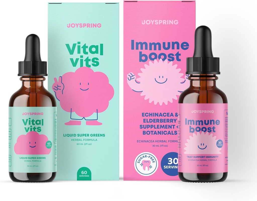 JoySpring Vital Set - Kids Vitaminen & Minerals van nature Bron van natuurlijke oorsprong 