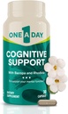 One A Day Cognitive Supplement  Omvat ook Rhodiola, & Holy Basil, 30 capsules (Verpakking mei Vary)