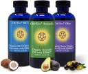 All-Natural Eetbare Oliën, 4oz Sampler set met Pure C60 ESS60, Immuun ondersteuning en gezamenlijke ondersteuning supplement met olijfolie, Avocado olie & MCT kokosolie, Set van 3, 4 oz