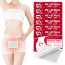Menstruele Patches, Heat Patches voor Menstruele Krampen, Draagbare Periode Krampen Warmtetherapie Patches - 6 Pack Hot Compress Warm Wrap, Travel Essentials voor Vrouwen