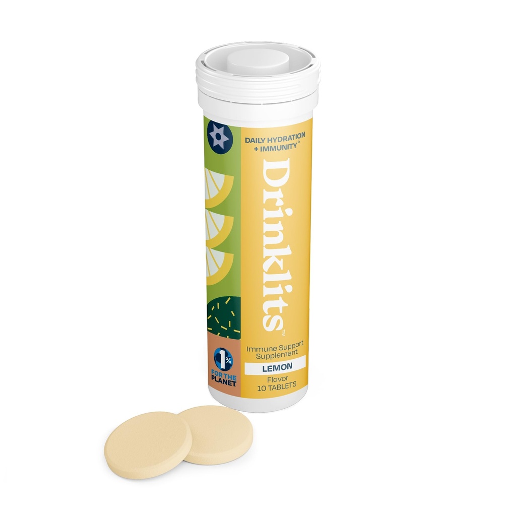 Drinklits Lemon Daily Immune Support Tablets 