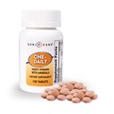 One-Daily Multivitamines met mineralen voor mannen en vrouwen (100 tabletten) door GeriCare