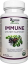 Zenesis Labs Biologische Immune Ondersteuning Supplement Vitamine C, Moringa, Vlierbes, Astragalus, Oregano, Gember, Knoflook (90 tabletten, 30 dagen levering)