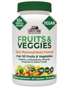 LAND LANDBOUW Super vruchten en groenten Capsules, Whole Food Supplement, Krachtige Antioxidant, Ondersteunt Energie, Immune Health, Boosts Digestieve Gezondheid, 30 Super Foods, 30 Serven