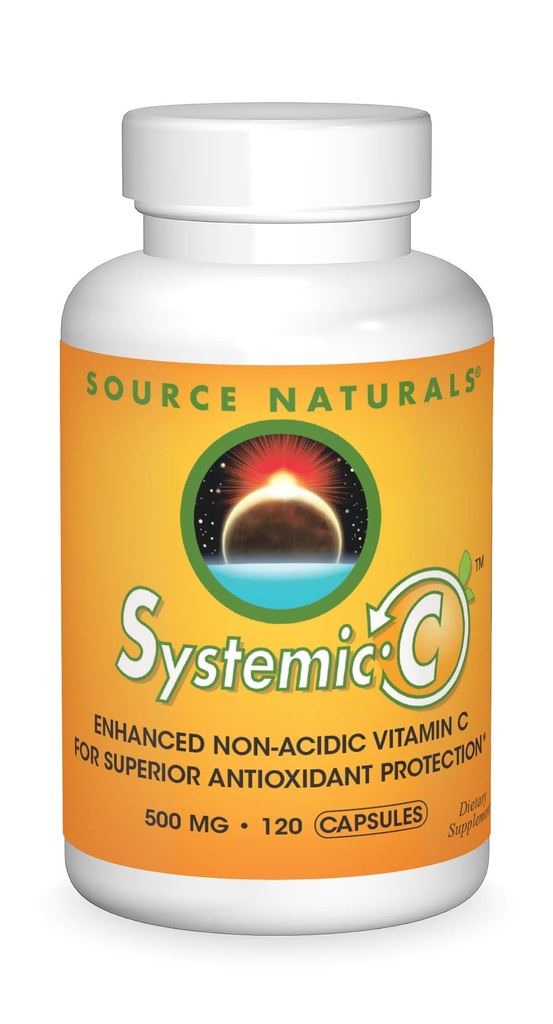 Bron Naturals Systemic C, 500mg - 120 Capsules