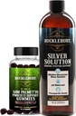 BUCKLEBURY Saw Palmetto Prostaat Gummies en gestructureerde vloeibare zilver oplossing 30ppm