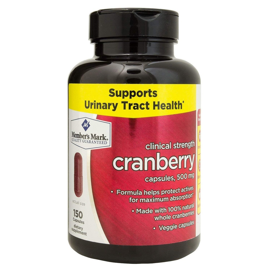Leden Mark Klinische sterkte Cranberry, 500mg