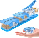 Extra grote Wekelijkse Pillen Organisator - Waterdichte 7-dagen pil Box, Portable Vitamin & Supplement Case, Gemakkelijk te openen Design, Ideaal voor reizen een end dagelijkse medicatie management (blauw)