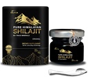 Shilajit Pure Himalaya Biologische Shilajit Resin Supplement- Gold+ Graad met 85+ Trace Minerals met 75% Fulvinezuur, totale energie & Immune Support, Pure Shilajit voor mannen & vrouwen, 65g