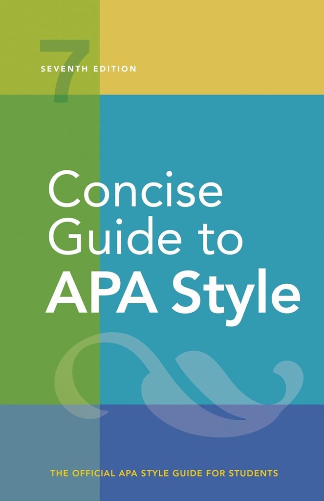Concise Guide to APA Stijl: 7th Edition (OFFICIAL)