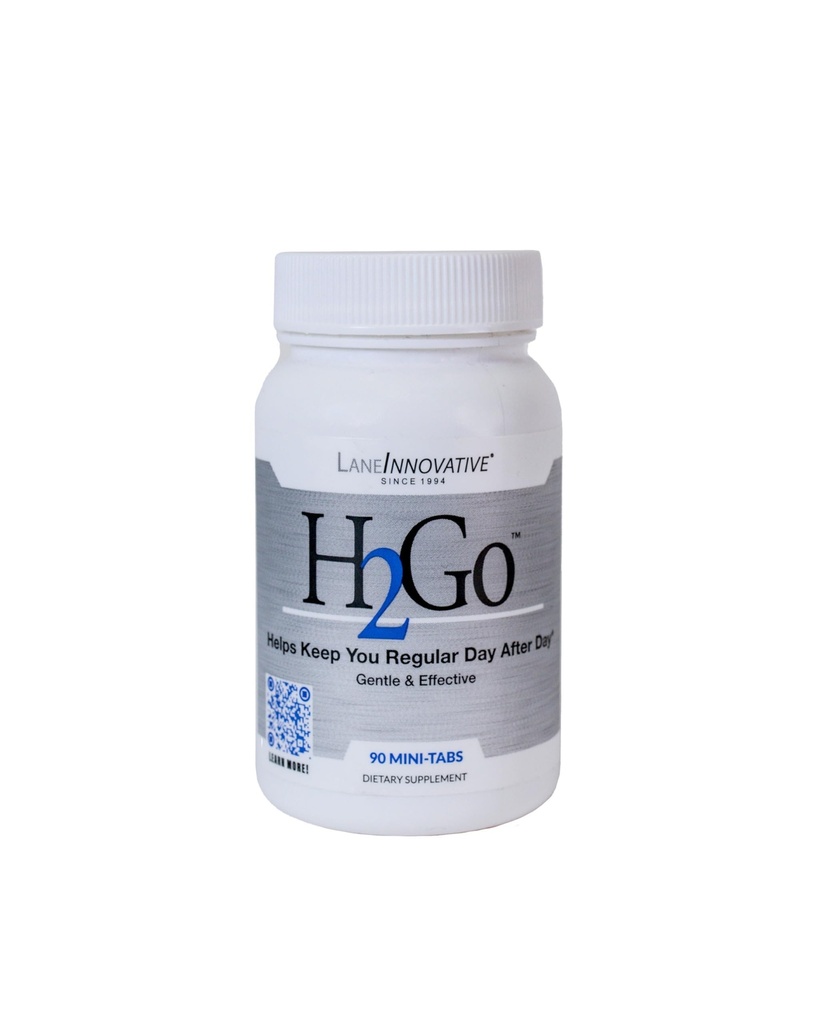 Lane Labs - H2Go, helpt verlichten Constipatie en onregelmatigheden, zacht en effectief, natuurlijke minerale supplement, ondersteunt Colon en spijsverteringsgezondheid, Geen kunstmatige irritatie (90 Mini-tabs)