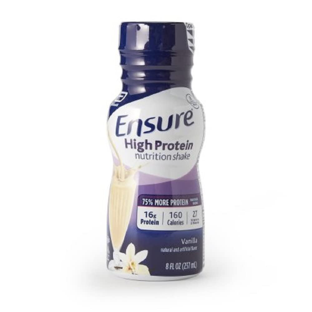 Zorg ervoor dat High Protein Nutrition Shake, Vanille, 8oz, 24 tellen door Zorg ervoor