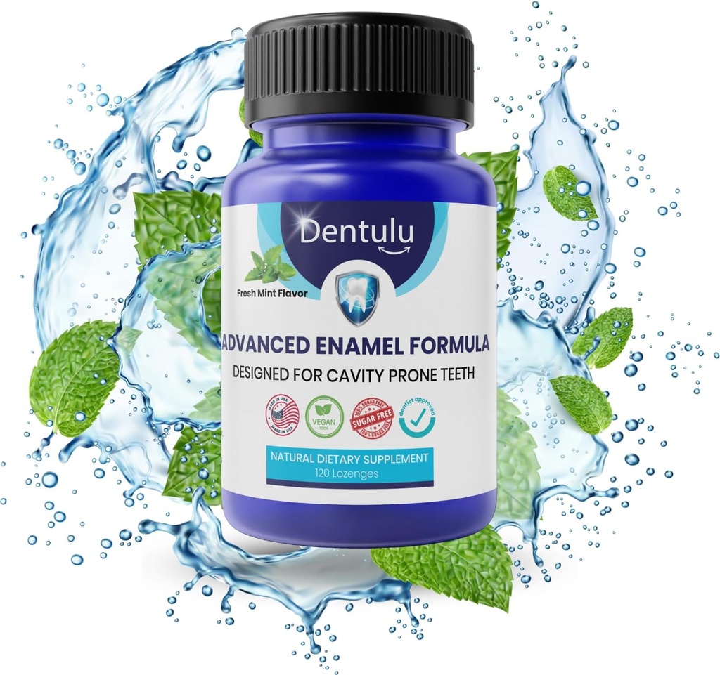 Advanced Enamel Care Prebiotic for Strong Cavity Prone Teeth - Tandarts geformuleerd, bevordert optimale Oral Wellness (Mint)