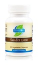 Priority One Vitamines Sun D3 3.000 90 Vegetarische Capsules - The Meest bio available Form of Vitamin D (cholecalciferol).*