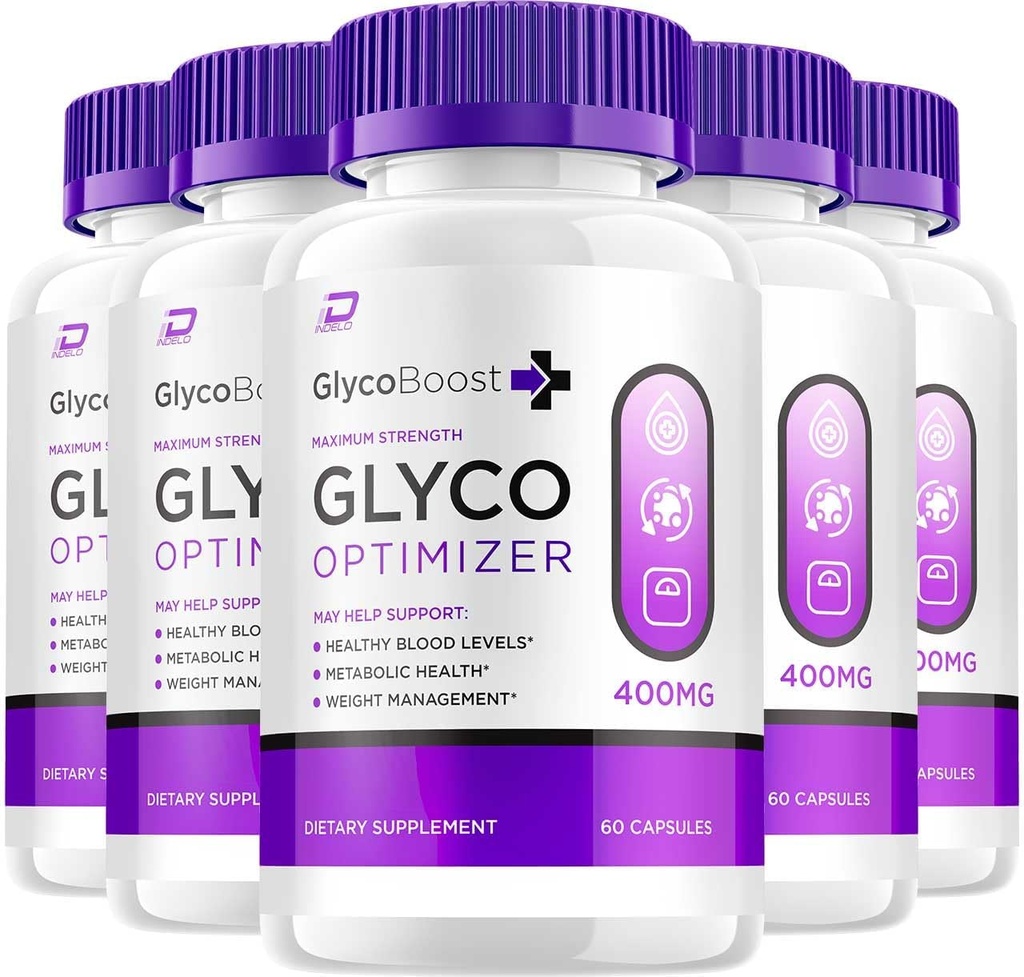 Glyco Boost Capsules, GlycoBoost Advanced Supplement, Alle natuurlijke formule om gezond niveau te behouden, Maximale sterkte Formule, Glyco Optimizer Capsules Reviews (5 Pack - 300 Capsules)